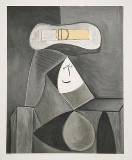 Femme au Chapeau Gris