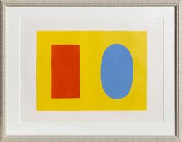 Orange and Blue over Yellow
