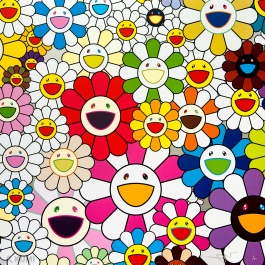 Flowers Blooming in This World and the Land of Nirvana, 1