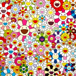 Flowers Blooming in This World and the Land of Nirvana, 3