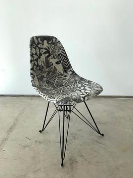 Shepard Fairey Case Study® Side Shell Eiffel Chair