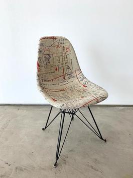 Jean-Michel Basquiat Case Study® Side Shell Eiffel Chair - Jackson