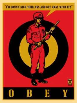 Riot Cop Large Format