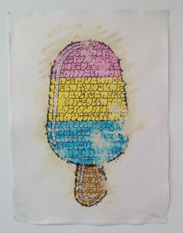 Ice Cream (pink yellow blue)