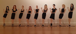 Black Dress Cutouts (set of 9)
