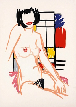 Monica Sitting with Mondrian