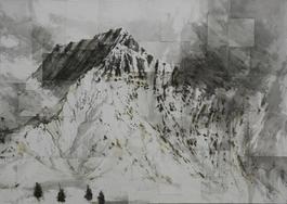 Watercolor Benasque 1, Snow series