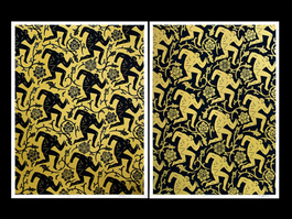Pattern of corruption Black & Gold