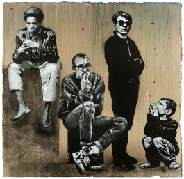Jean-Michel, Keith, Andy et Marc