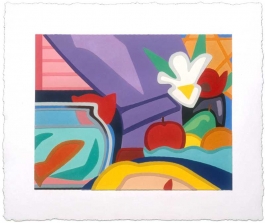Still Life with Blonde and Goldfish