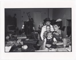 Joseph Beuys and his Family in his Home in Oberkassel