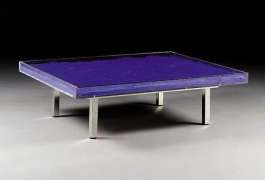 table bleu