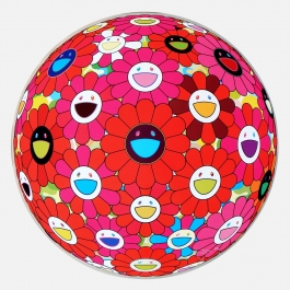 Red Flower Ball (3-D)