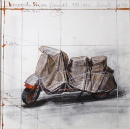 Wrapped Vespa