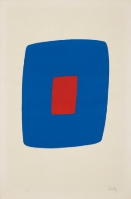 Dark Blue with Red