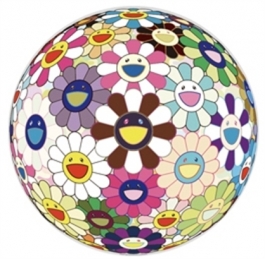 Flower Ball (3D) Brown