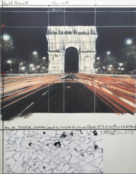 Arc de triomphe, wrapped