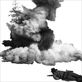 Smoke, Tree, Shadow, and Person