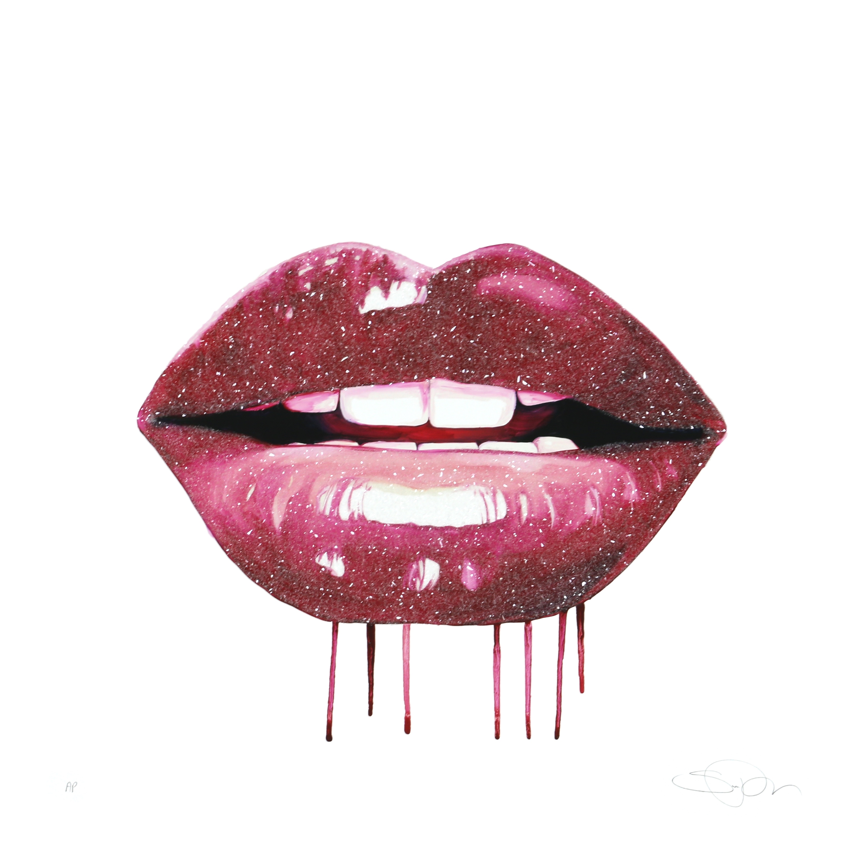 Aesthetic Lips With Lollipop Drawing Largest Wallpaper Portal