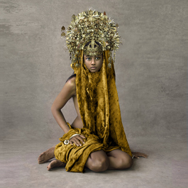 Young Woman with Marriage Ceremony Headpiece, Sunda Islands