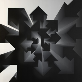 Fibonacci Nautilus – Inverse Black & White