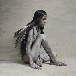 Young Woman with Falcon Feather Bag, New Guinea