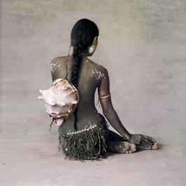 Young Woman with Shell, New Guinea