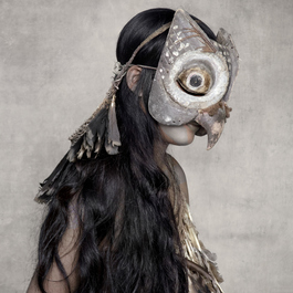 Young Woman with Owl Mask, Sunda Islands