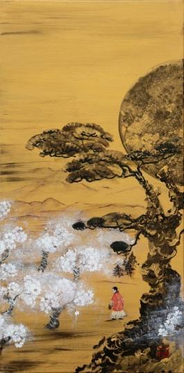 Cherry Blooming – Full Moon