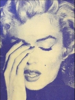 Marilyn Crying (Crow Blue)
