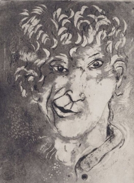 Self-Portrait With Grimace