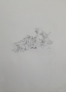 Die Soldaten Müssen Im Schnee Kampieren