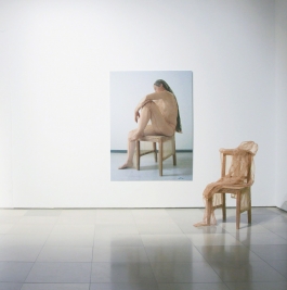 Ausstieg, 2teilige Arbeit, Fotografie &Objekt