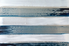 White and blue stripes