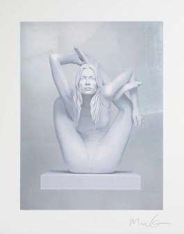 Kate Moss on Silver