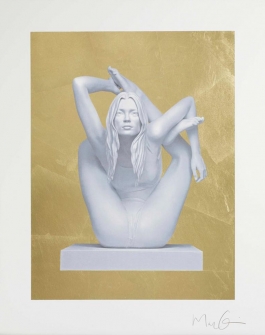 Kate Moss on Gold