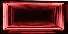 Neon rectangle: rouge