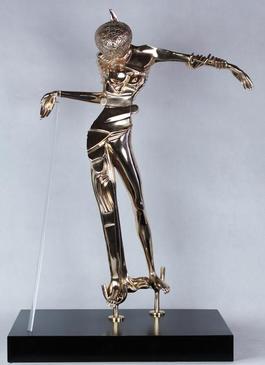 Femme a la tete de rose