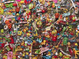 Hiding in the City- Plastic Toys
