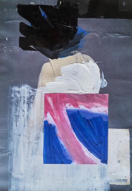 La tete dans Soulages