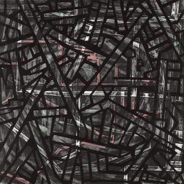 Grinder Painting 14 (Black Web)