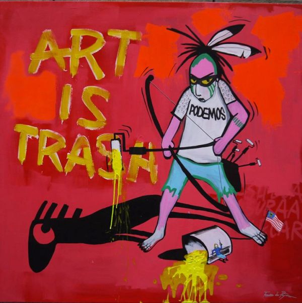 Unsanctioned Spanish Art in Dubai