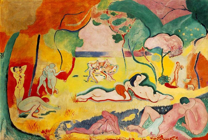 Henri Matisse used color contrast as one of the examples of contrast in art