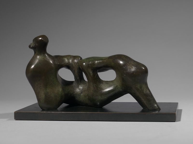 Henry Moore - Reclining figure: Holes, 1975 at brafa fair