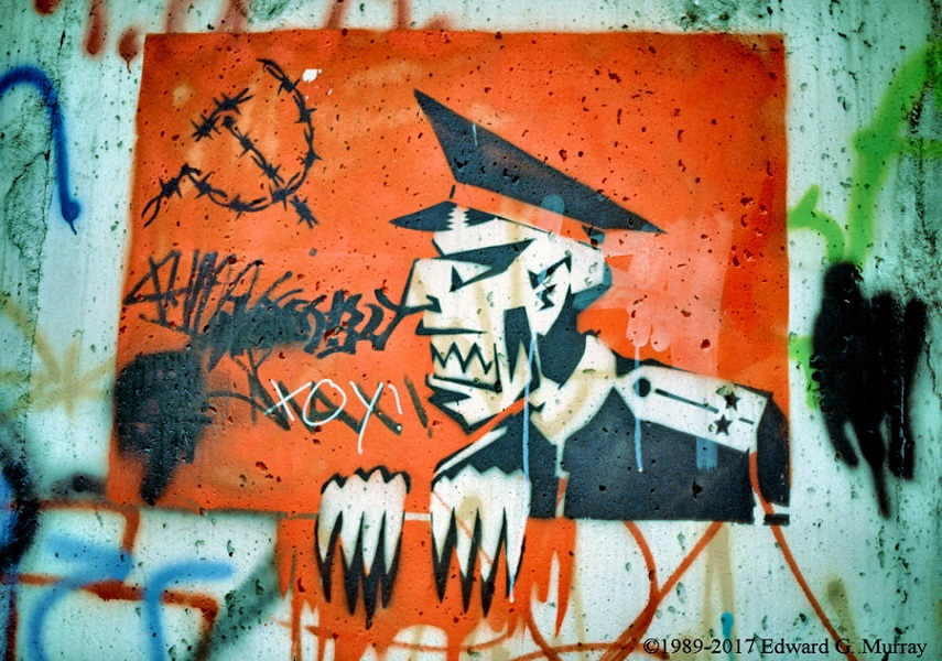 “Red Vopo” People's Police in berlin