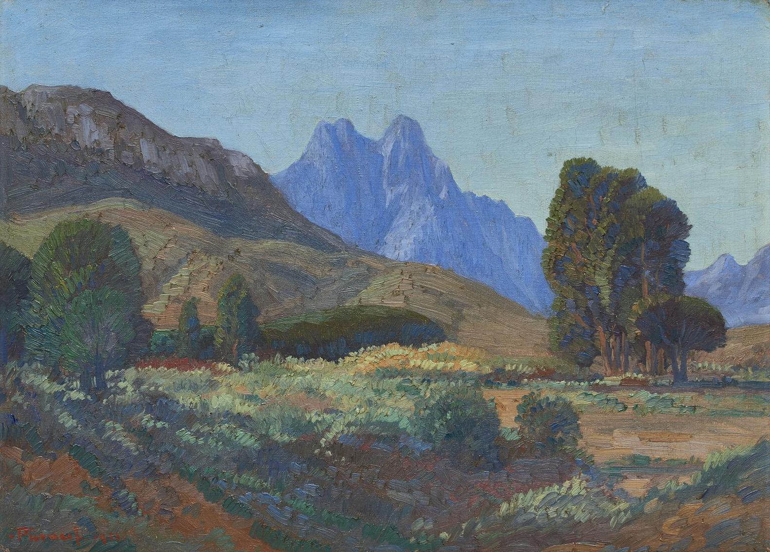 Jacob Hendrik Pierneef – Jonkershoek, Stellenbosch | Widewalls