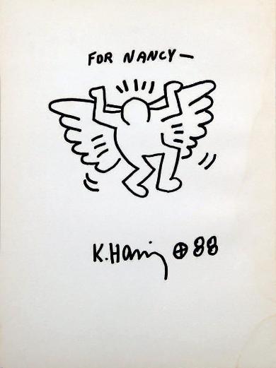 Lot 58 Keith Haring - Untitled (For Nancy), 1988 (28,5 x 21 cm)