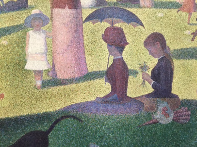 a sunny day on la grande jatte