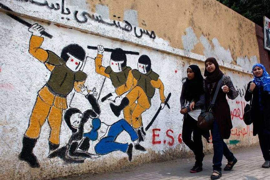 arab spring graffiti