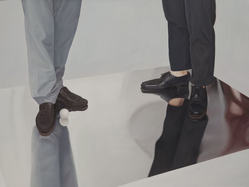 A23 LINE GALLERY, Liang Hao, Two genaration, 150 x 200cm, Oil on canvas, 2016